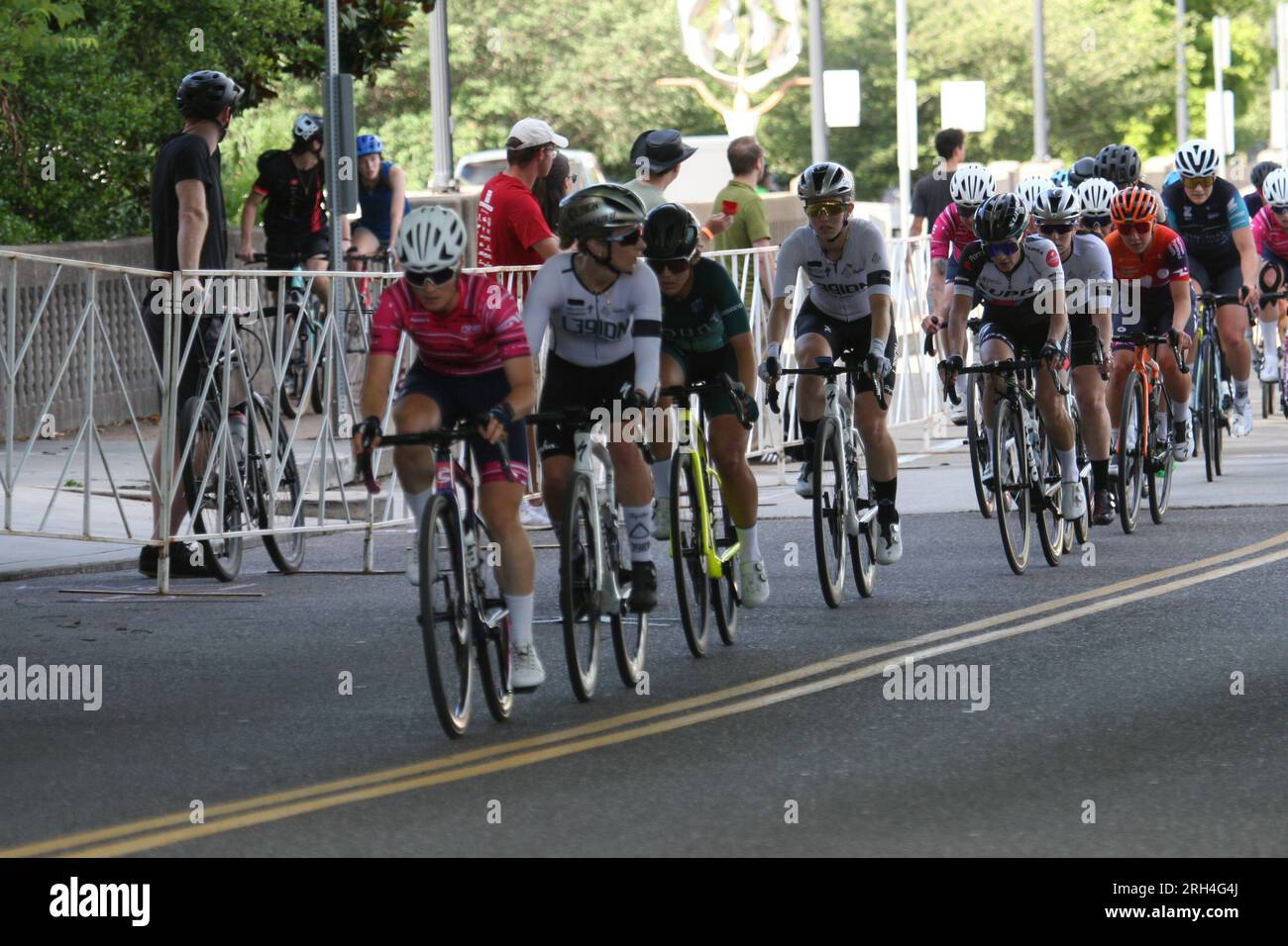 USA Cycling Pro Championships 2023 che si tiene a Knoxville, Tennessee, USA. Ciclismo femminile Foto Stock