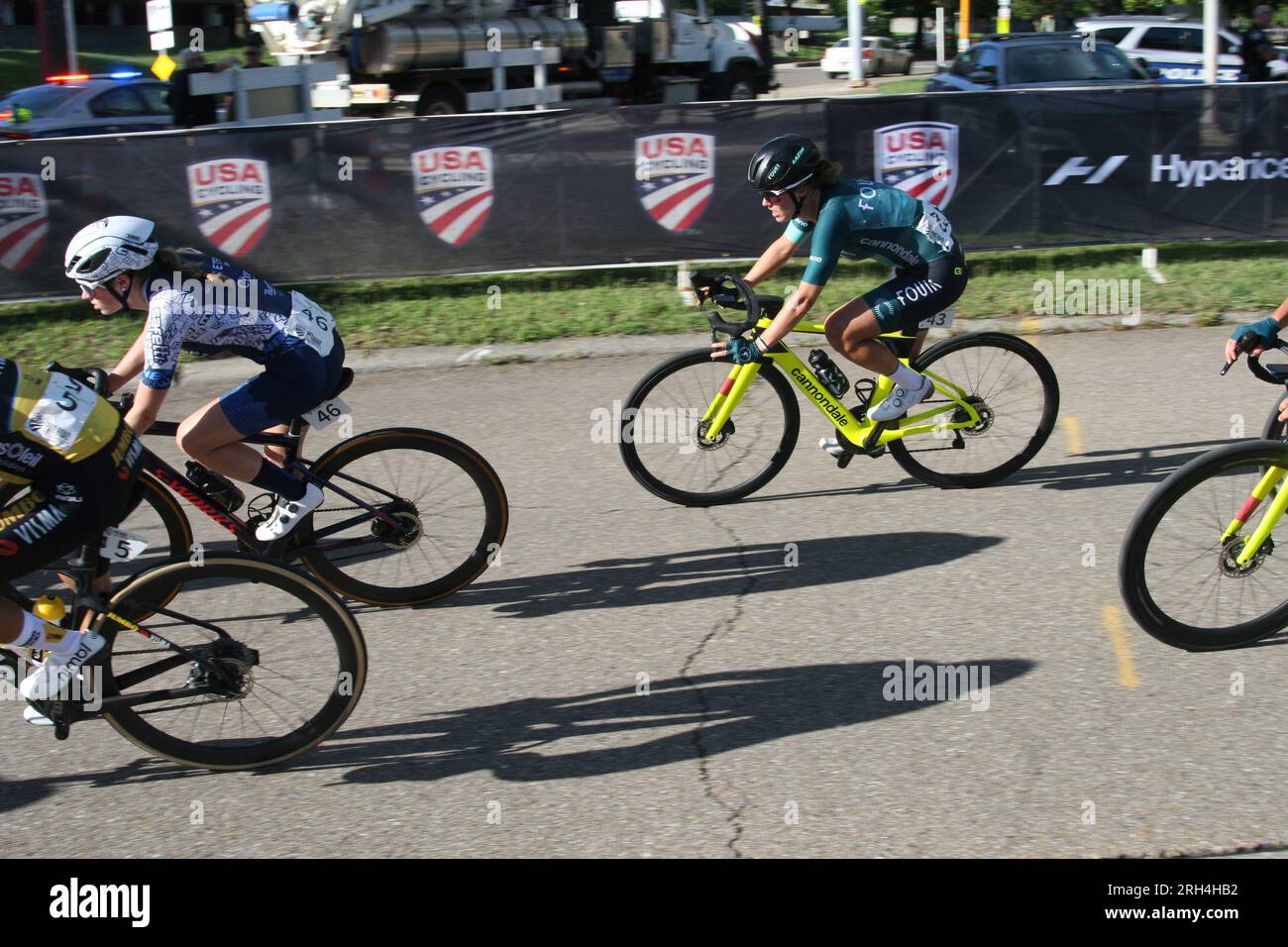 USA Cycling Pro Championships 2023 che si tiene a Knoxville, Tennessee, USA. Ciclismo femminile Foto Stock