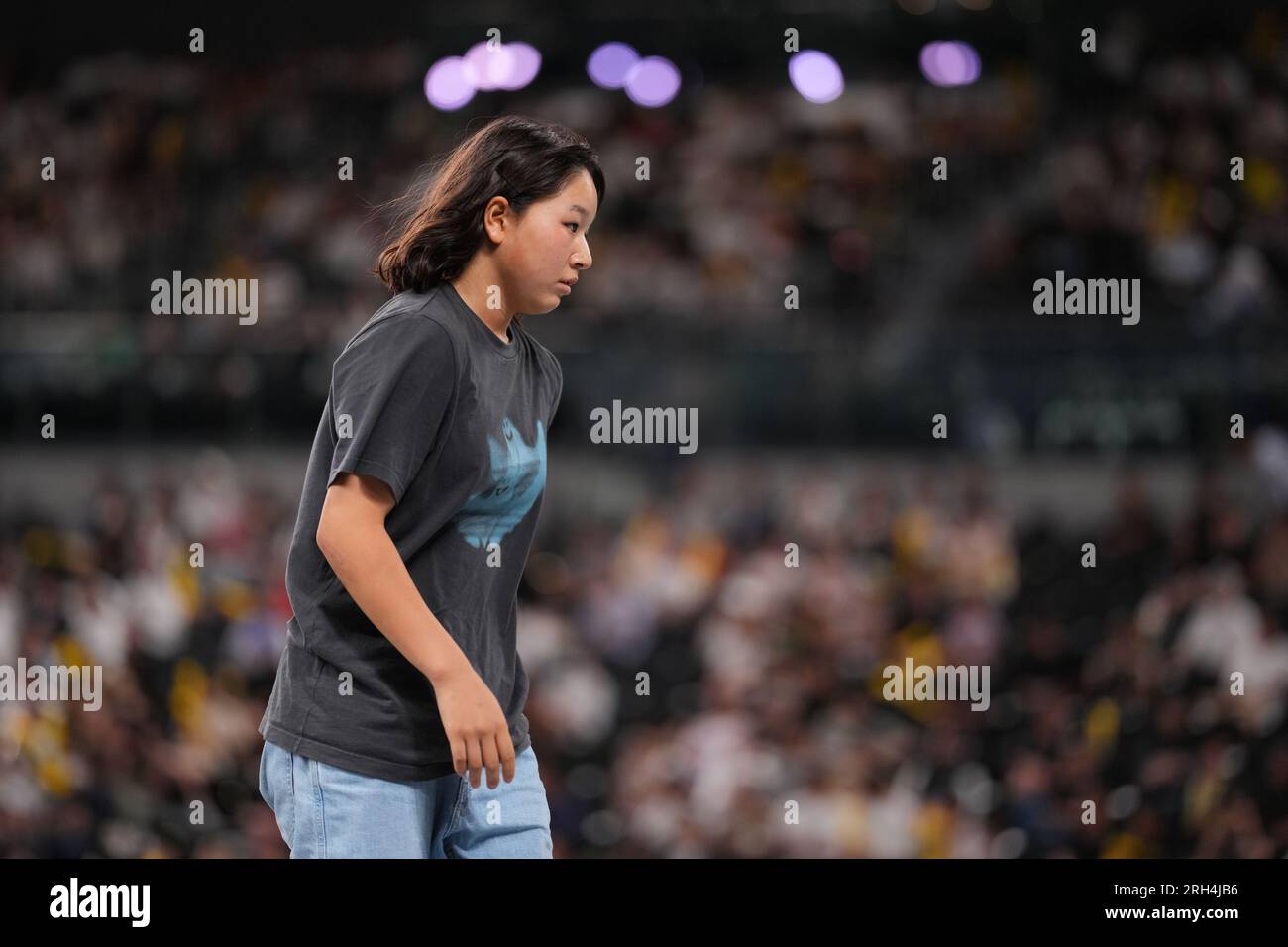 Tokyo, Giappone. 12 agosto 2023. Momiji Nishiya (JPN) Skateboarding : 2023 SLS CHAMPIONSHIP TOUR - TOKYO Women's Skateboard Street Final all'Ariake Arena di Tokyo, Giappone . Crediti: Naoki Morita/AFLO SPORT/Alamy Live News Foto Stock