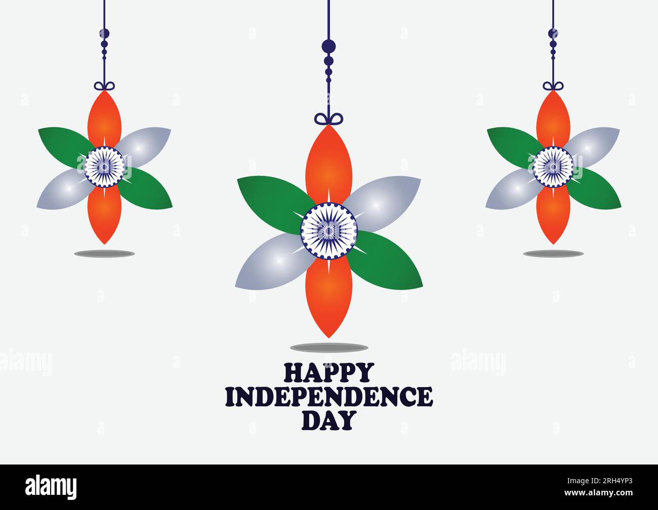 Illustrazione vettoriale di uno sfondo o banner per il giorno dell'indipendenza felice dell'India. Salute India Illustrazione Vettoriale