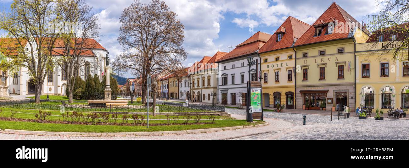 Levoca, Slovacchia - 05 maggio 2023: Levoca è una città della Slovacchia orientale nella regione di Presov. Foto Stock