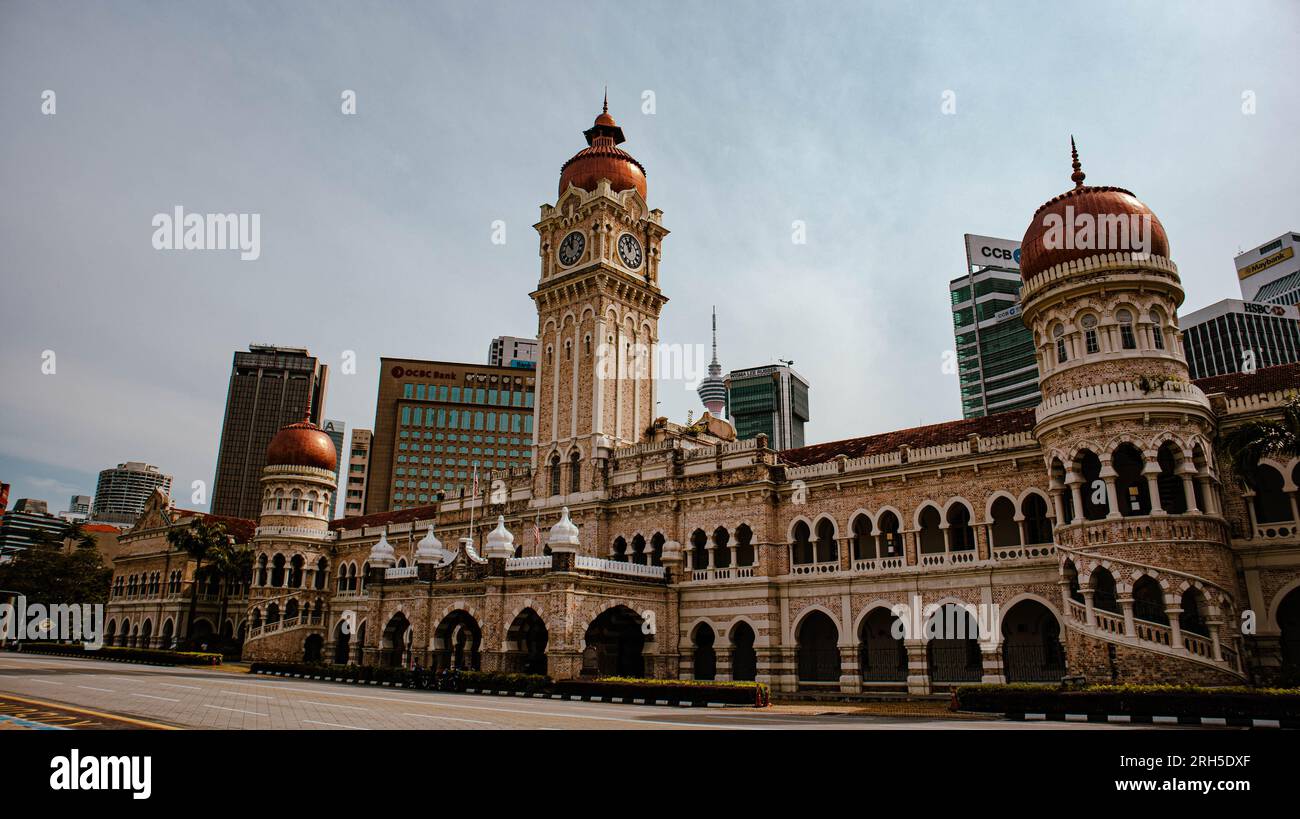 Il Sultan Abdul Samad Building (Malay: Bangunan Sultan Abdul Samad) è un edificio del tardo XIX secolo situato a Kuala Lumpur in Malesia Foto Stock