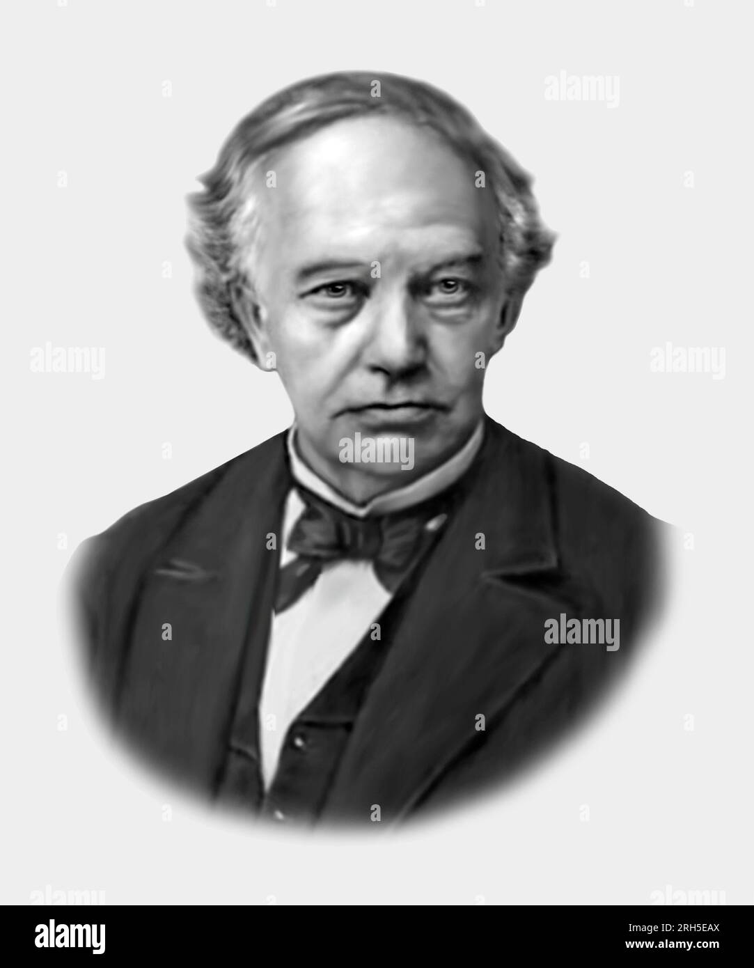 Charles Hermite 1822-1901 matematico francese Foto Stock