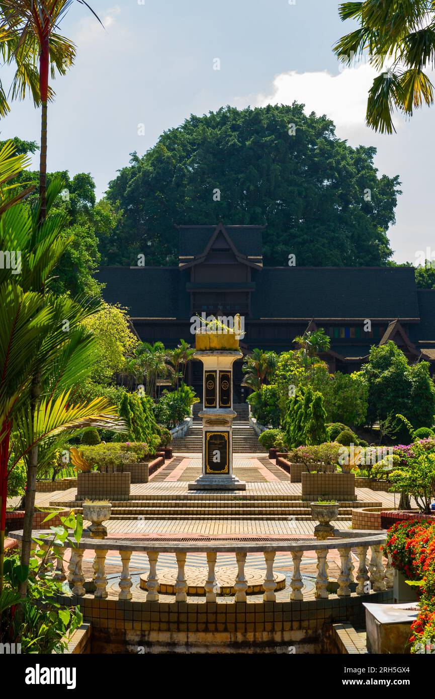 Giardini Botanici del Museo del Palazzo del Sultanato di Malacca, Malacca, Malesia Foto Stock