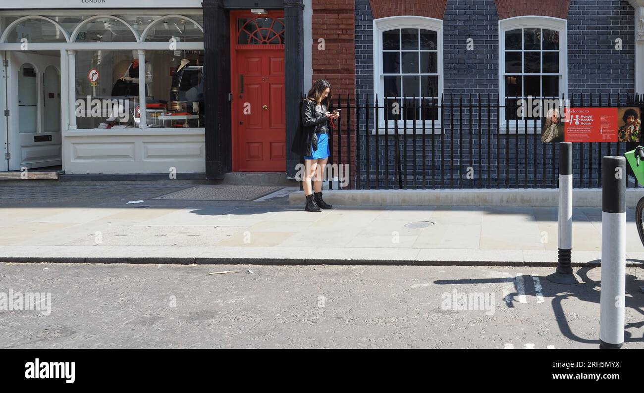 LONDRA, Regno Unito - 7 GIUGNO 2023: Handel Hendrix House Museum Foto Stock