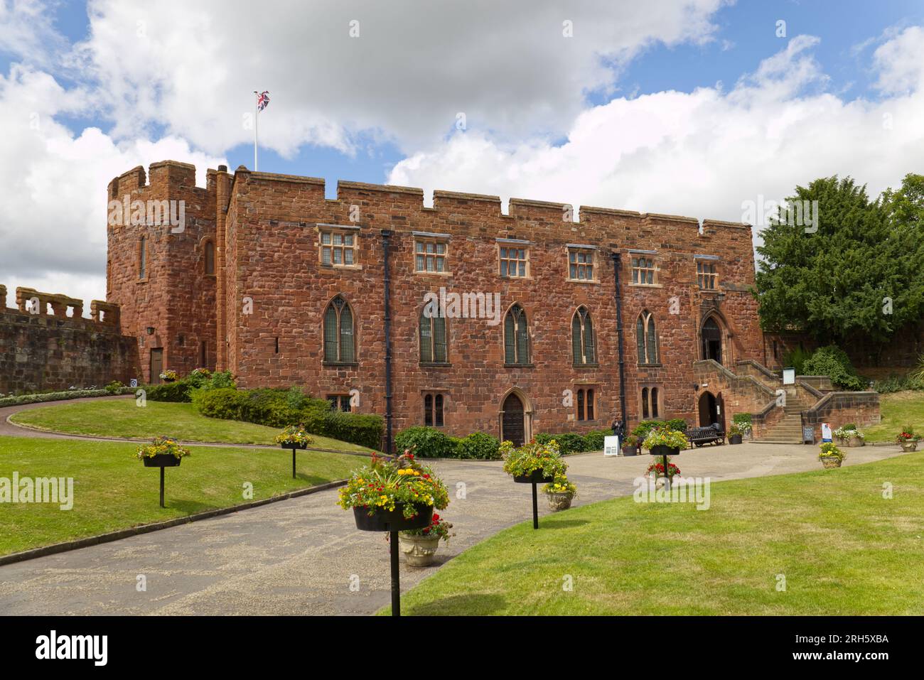 Castello di Shrewsbury, Shropshire, Inghilterra, Regno Unito Foto Stock