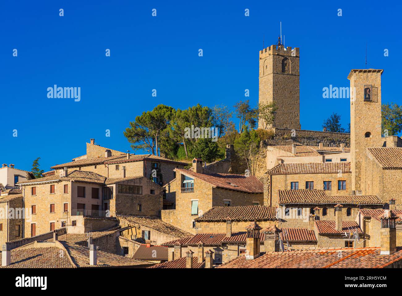 SOS del Rey Catolico pittoresco paesaggio urbano nella regione dell'Aragona, Spagna Foto Stock