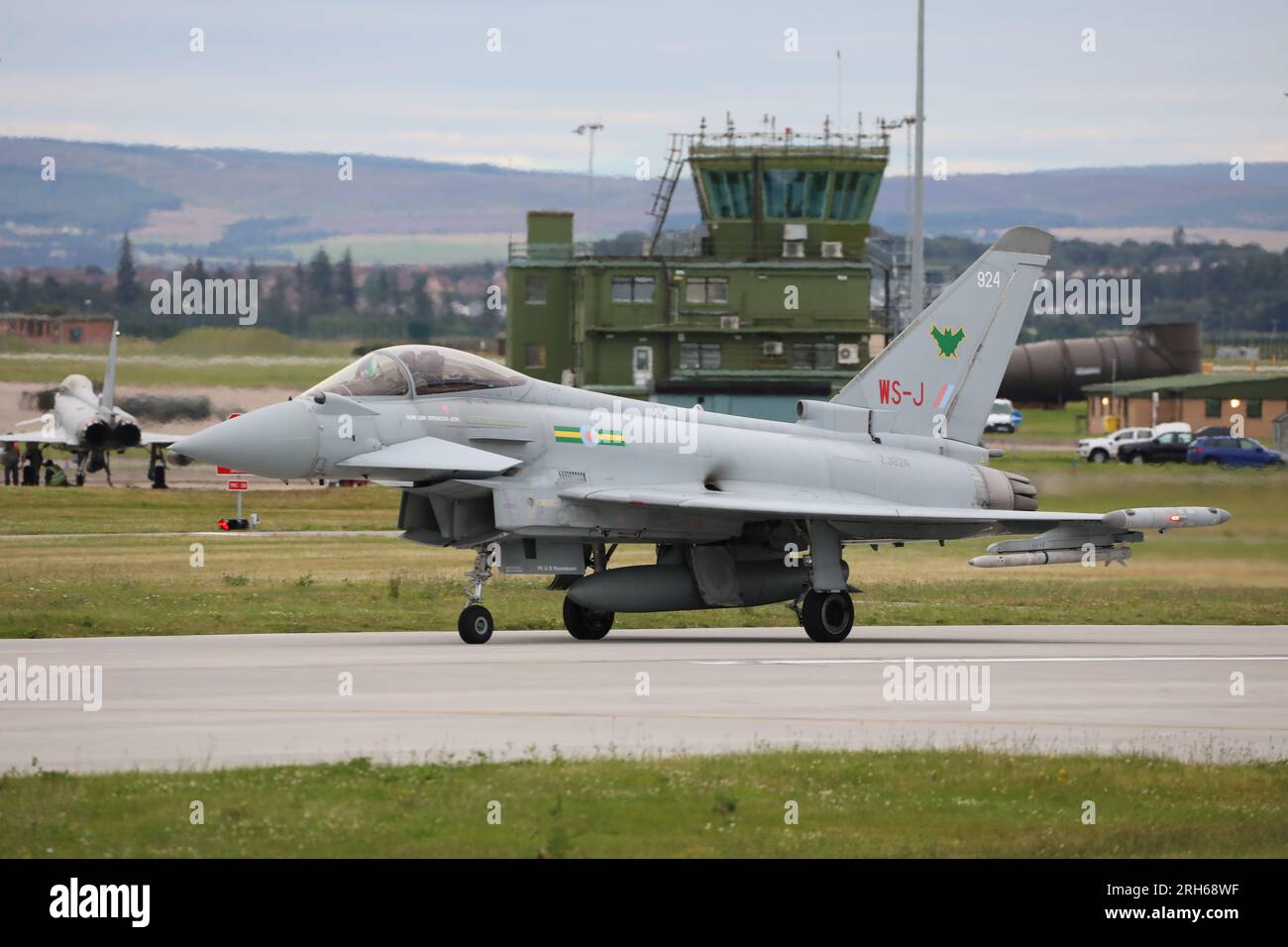 Typoon RAF Lossiemouth Moray Elgin Scotland Foto Stock