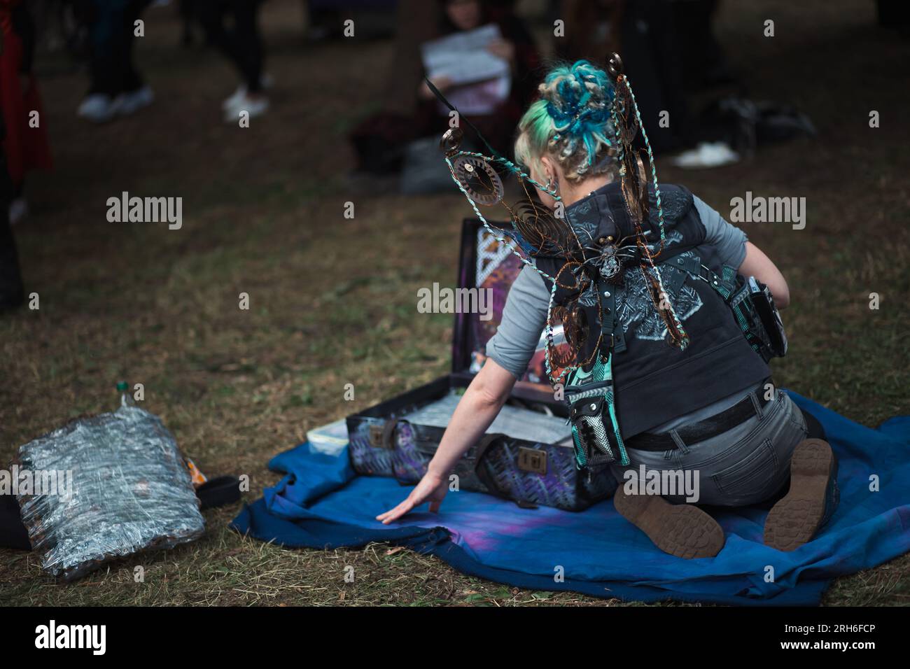 wave gothic treffen Foto Stock