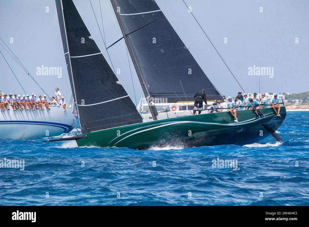 Collezione di foto della regata di Heineken e di St Barth Bucket Regata del 2019 e 2021 Foto Stock