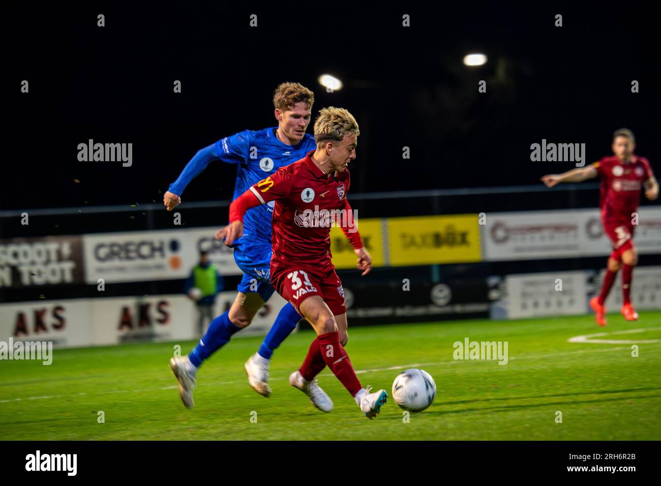 Thornbury, Australia. 14 agosto 2023. Northcote City FC affronta l'Adelaide United FC nell'Australia Cup Round del 32 al John Cain Memorial Park di Thornbury credito: James Forrester/Alamy Live News Foto Stock