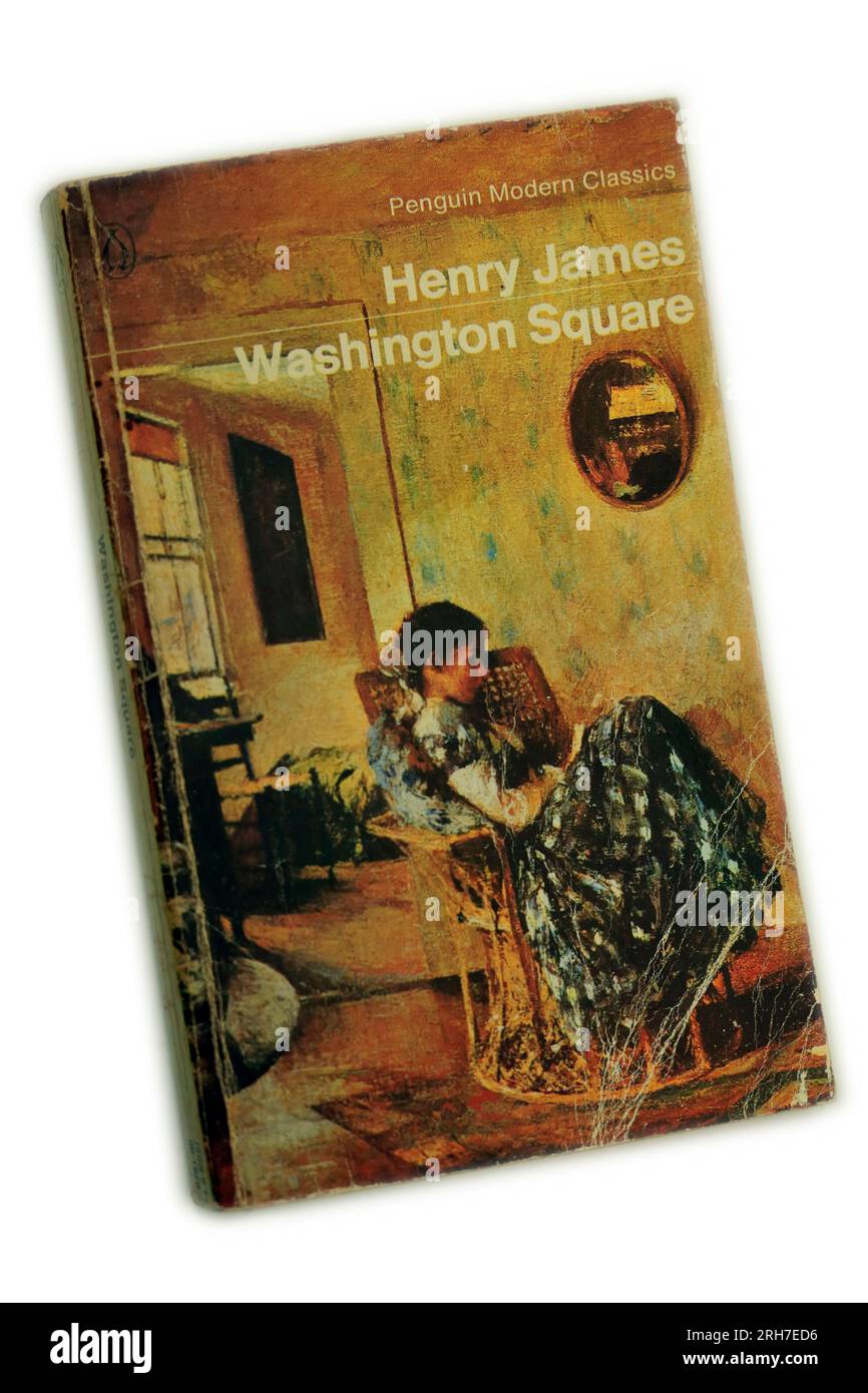 Henry James - Washington Square. Copertina del libro cartaceo. Studio configurato con sfondo bianco Foto Stock