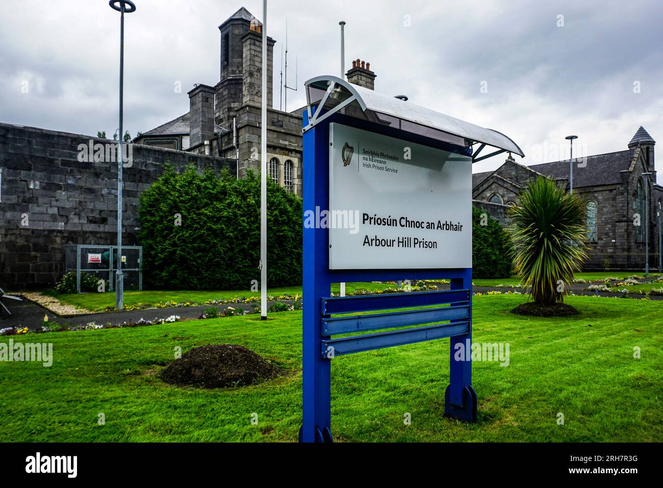 Prigione di Arbour Hill a Stoneybatter, Dublino, Irlanda. Foto Stock