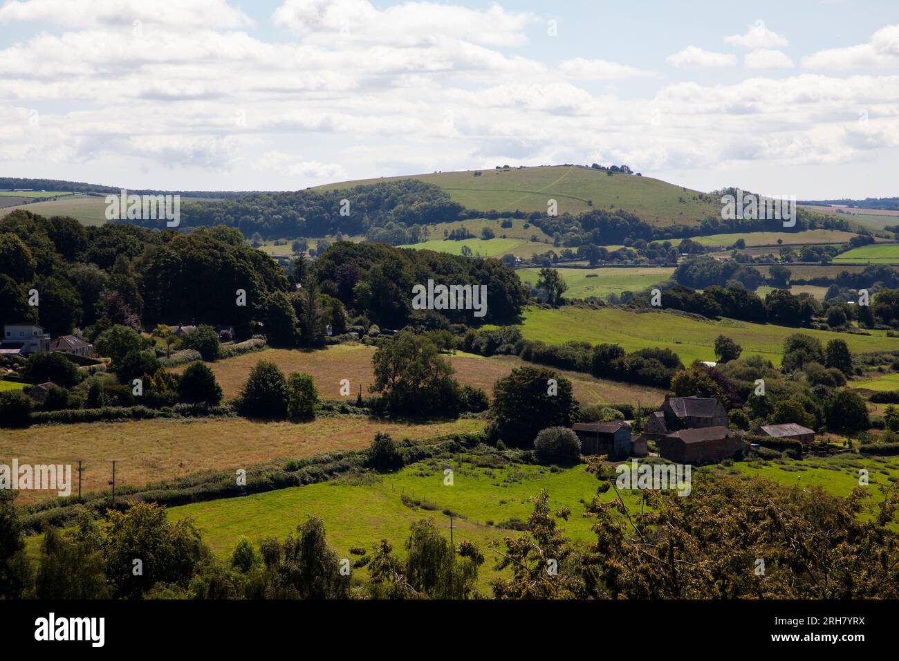 Vista dal Park Walk Shaftesbury Foto Stock