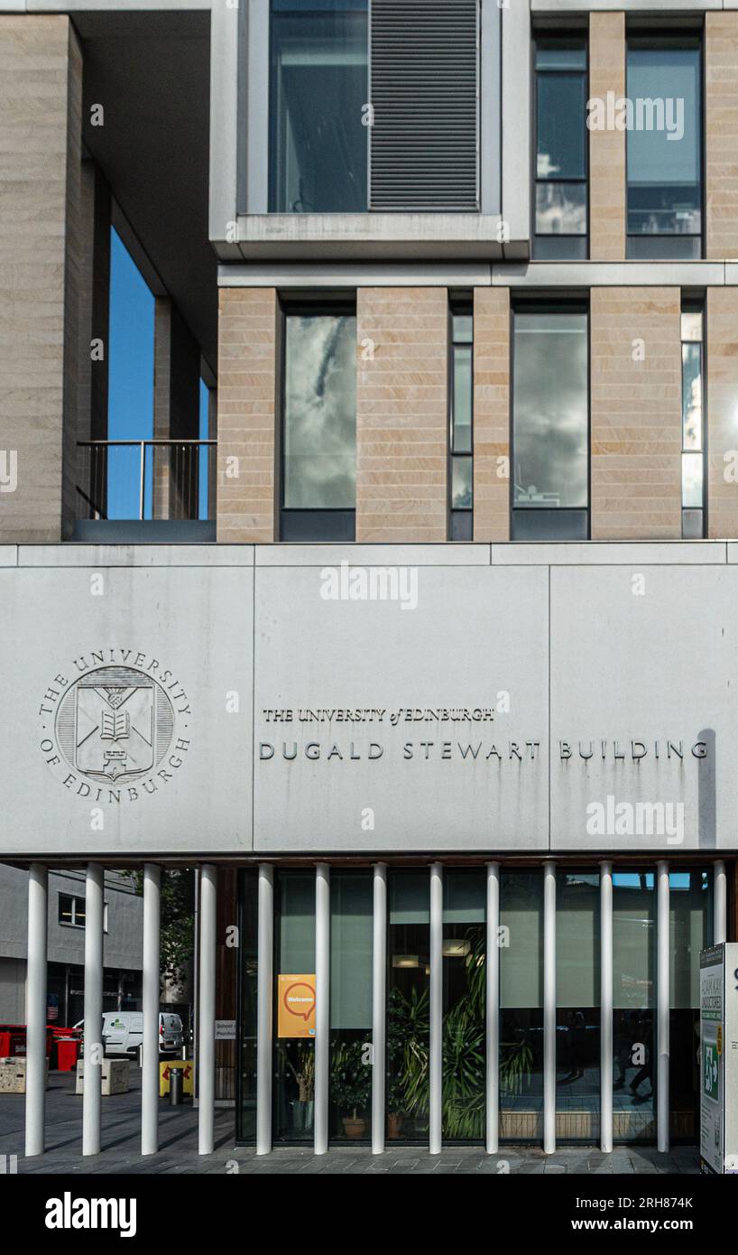 Parte del Dugald Stewart Building (2007), il dipartimento di psicologia, filosofia e studi linguistici dell'Università di Edimburgo. Foto Stock