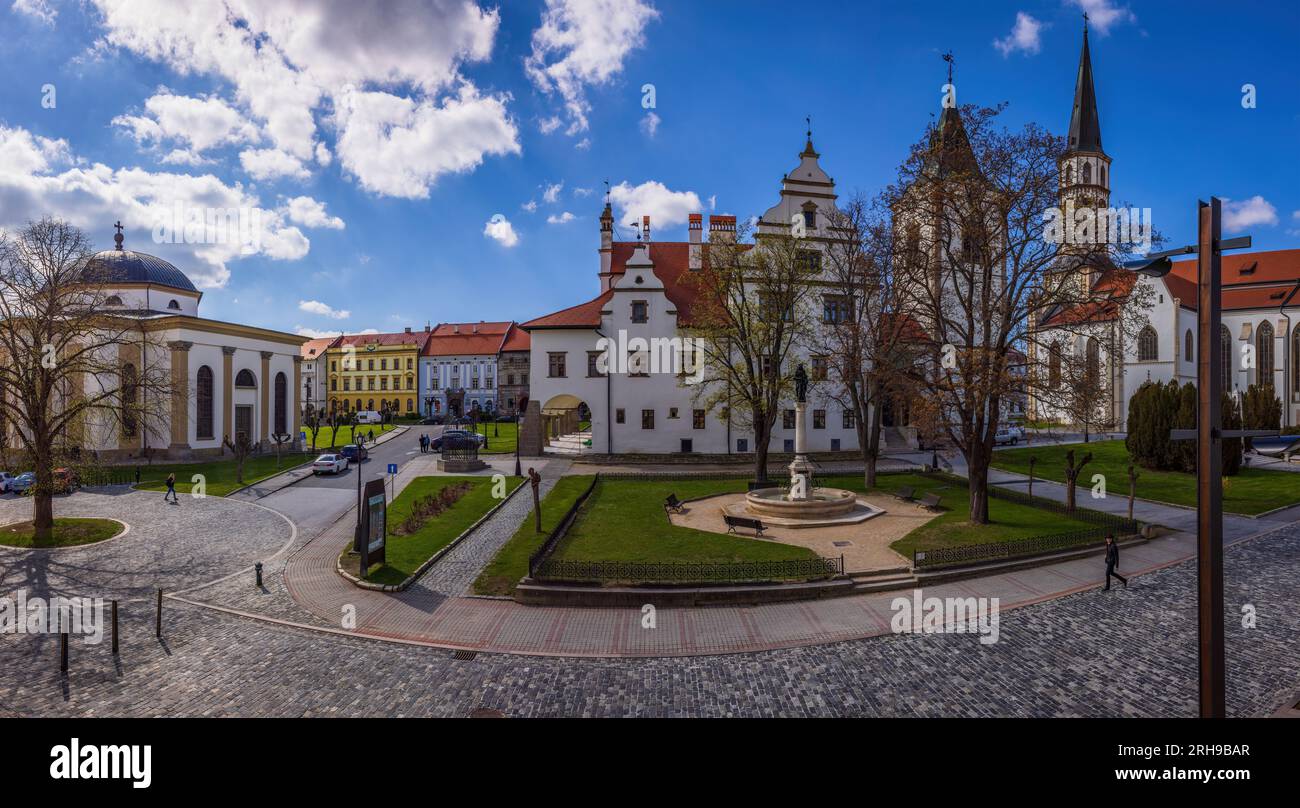 Levoca, Slovacchia - 05 maggio 2023: Levoca è una città della Slovacchia orientale nella regione di Presov. Foto Stock