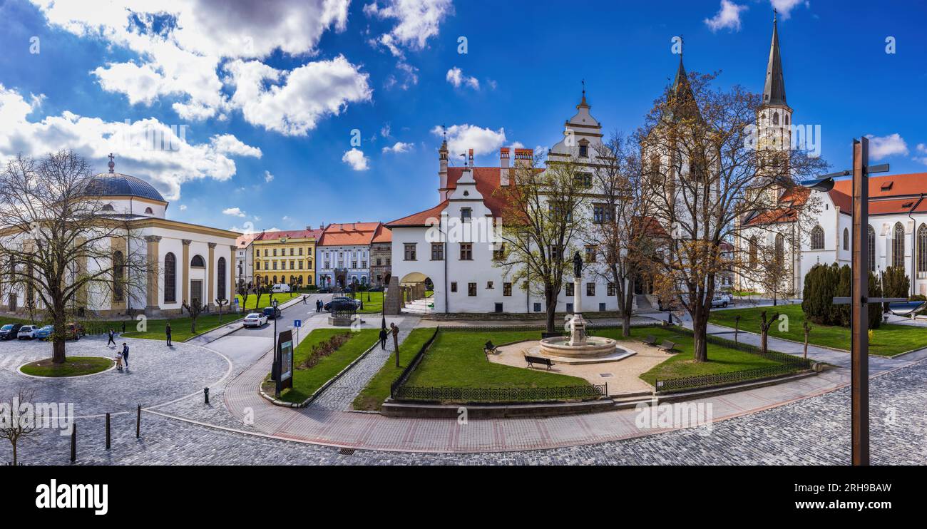 Levoca, Slovacchia - 05 maggio 2023: Levoca è una città della Slovacchia orientale nella regione di Presov. Foto Stock