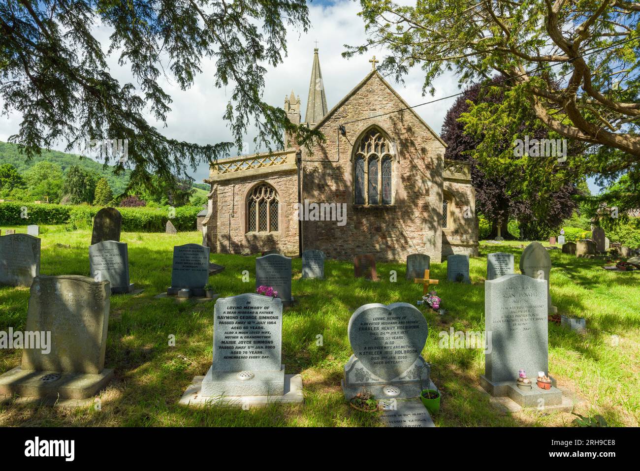 La chiesa di St Bartholomew nel villaggio di Ubley nella Chew Valley, Bath e North East Somerset, Inghilterra. Foto Stock