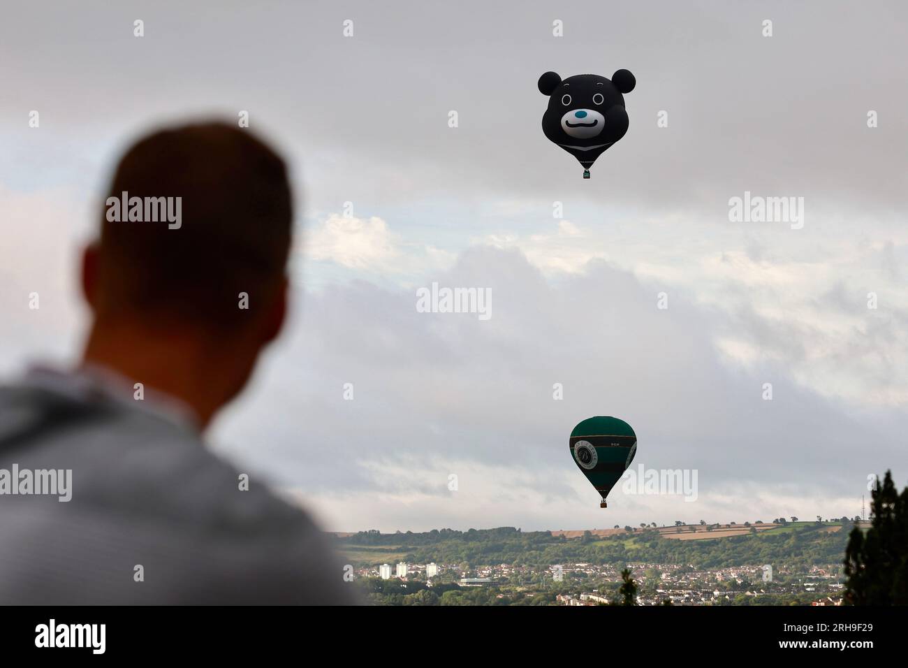 Mongolfiera da Taiwan vista durante il festival. Il Bristol International Balloon Fiest è il più grande meeting in mongolfiera d'Europa, che attrae oltre 100 mongolfiere da tutto il mondo. Quest'anno ci sono palloni da rappresentanti di Taiwan. Oltre a guardare le mongolfiere, ci sono anche diverse attività come giostre su larga scala e attività in stand. (Foto di Wong Yat HIM / SOPA Images/Sipa USA) Foto Stock