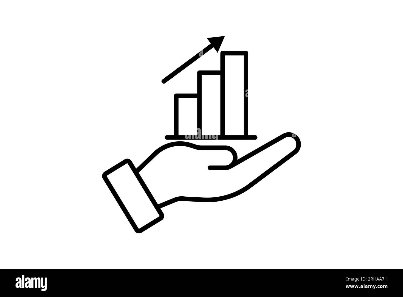 Icona Report (rapporto). Icona relativa all'ottimizzazione dei motori di ricerca. adatto per la progettazione di siti web, app, interfacce utente. stile icona linea. edi di semplice progettazione vettoriale Illustrazione Vettoriale
