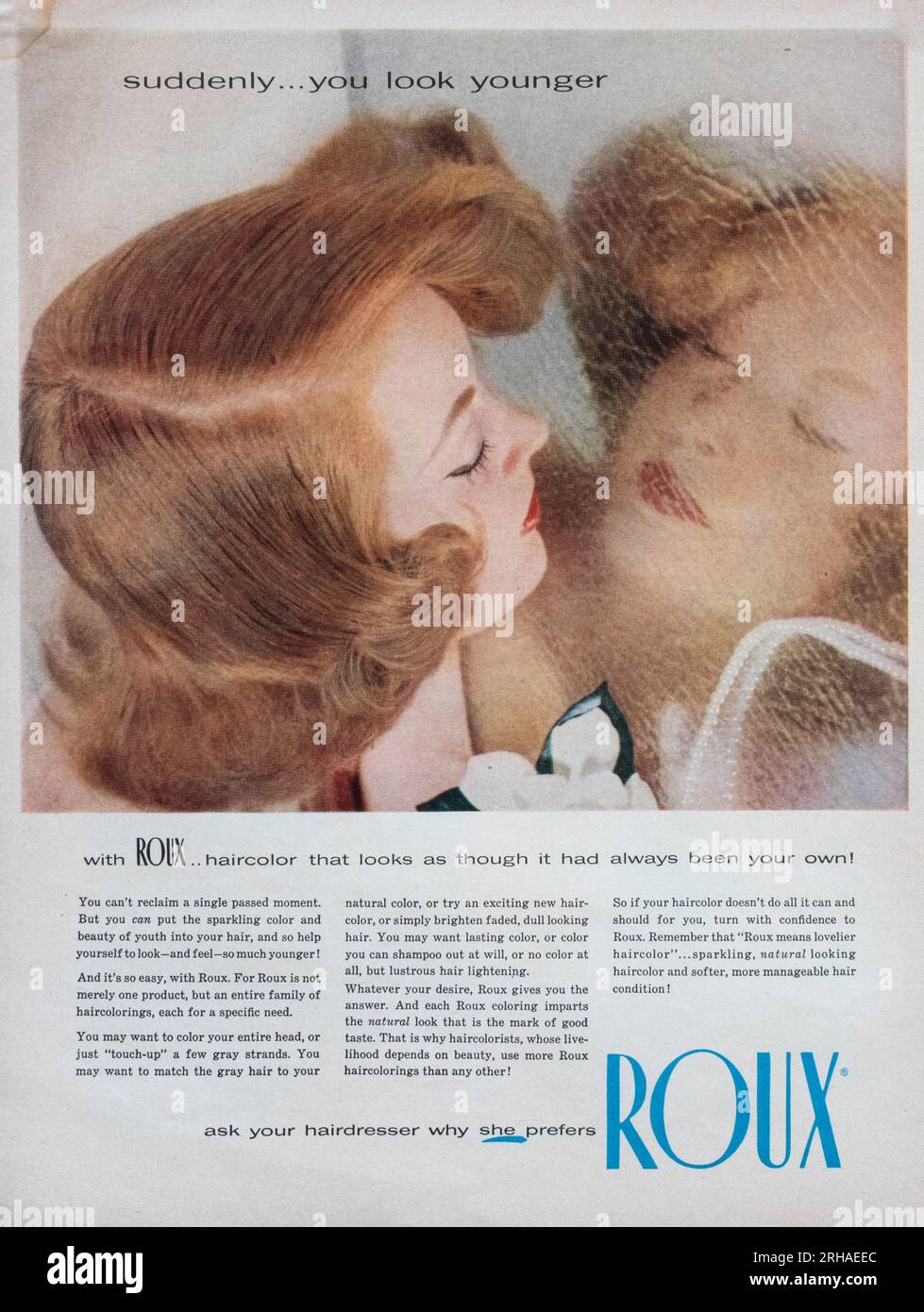 Vintage giugno 1957 'McCall's' magazine Issue Advert, USA Foto Stock
