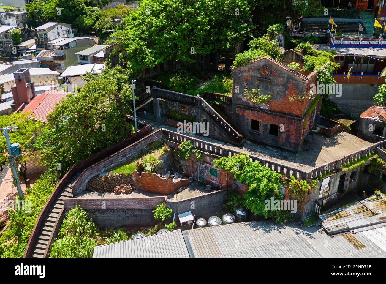 Ex residenza di Hsu tzi Sang, alias Qingyu Hall, un edificio storico a Keelung, Taiwan Foto Stock