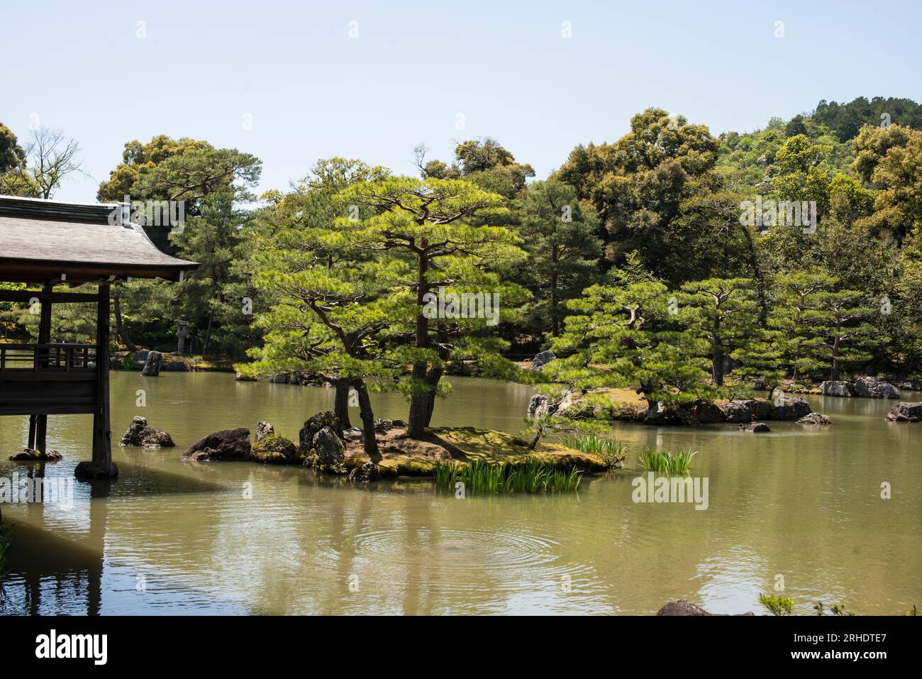 Golden Pavilion, Kyoto, Giappone Foto Stock