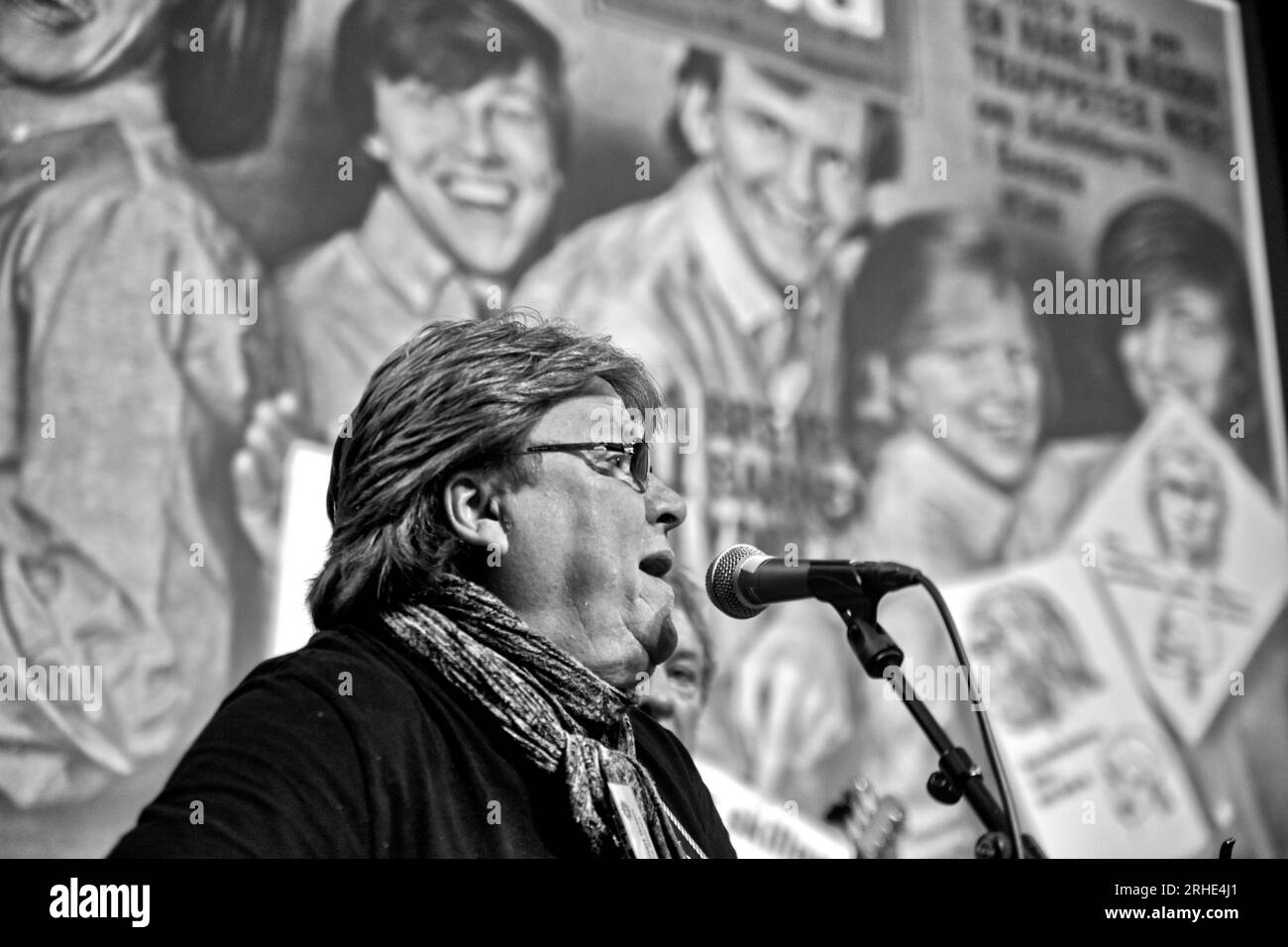 Lennart Grahn cantante del gruppo pop Shanes negli anni '60 Svedese teen idol. foto del 2011 Foto Stock