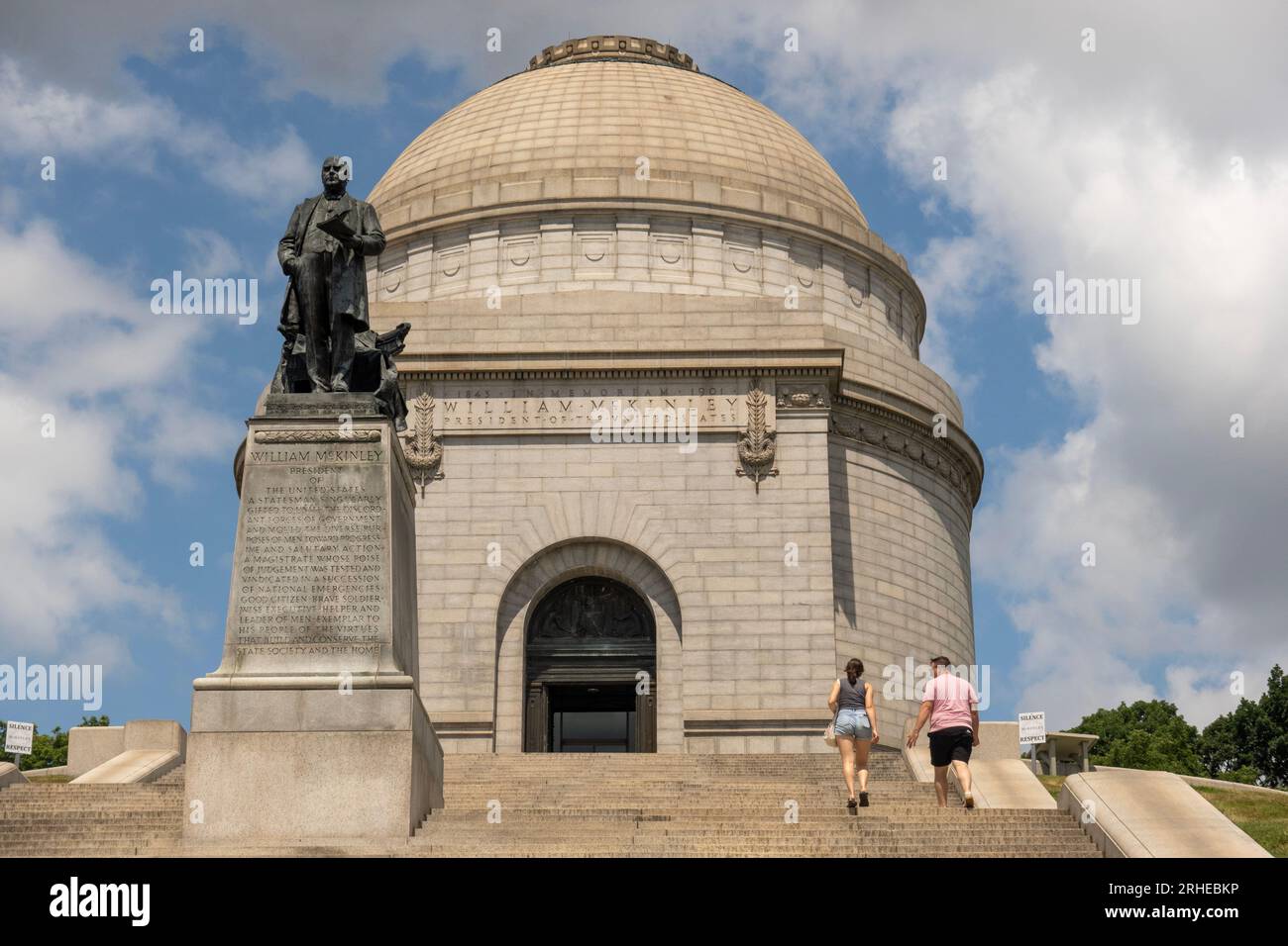 Museo e biblioteca presidenziale McKinley National Memorial a Canton, Ohio Foto Stock