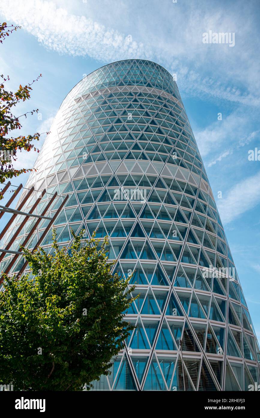 Veduta della sede centrale del gruppo Unipol, torre Unipol, nuovo grattacielo a Milano, Lombardia, Italia. 08/09/2023 Foto Stock