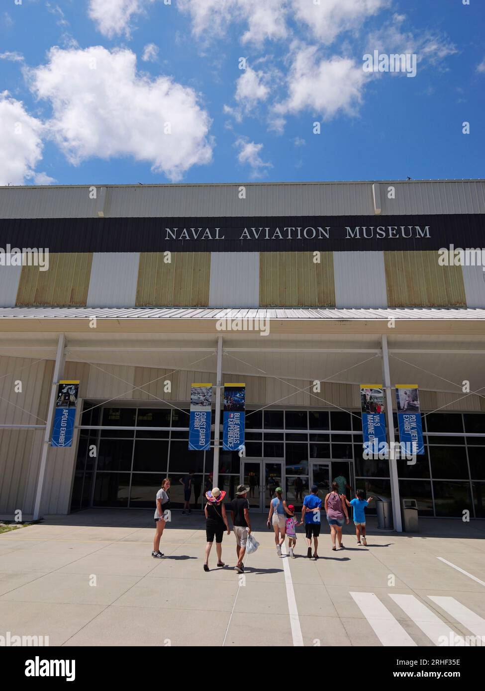 Pensacola, Florida - 7 agosto 2023: National Naval Aviation Museum Foto Stock