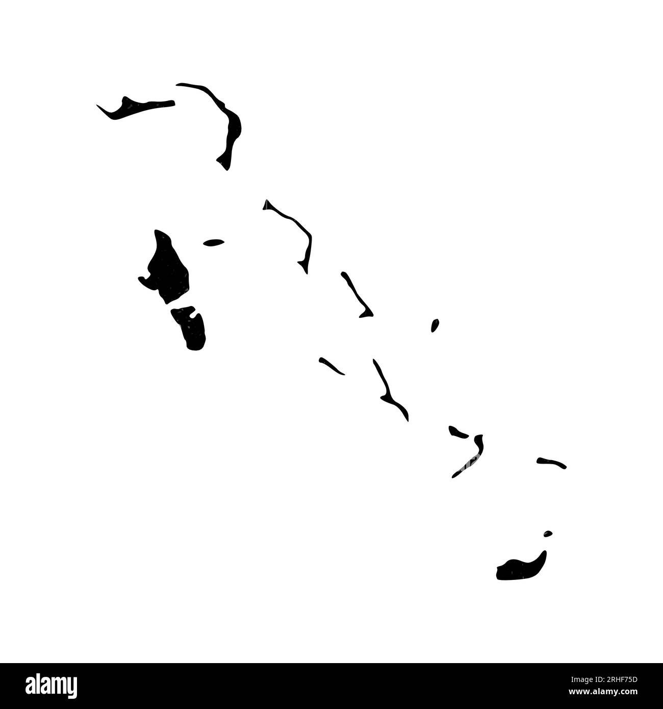 Forma delle Bahamas su sfondo sfumato. Mappa del paese con trama gratta . Vibrante poster delle Bahamas. Elegante illustrazione vettoriale. Illustrazione Vettoriale