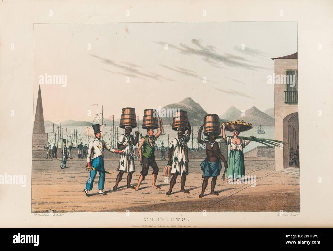 Detenuti 1822 di Henry Thomas Alken Foto Stock