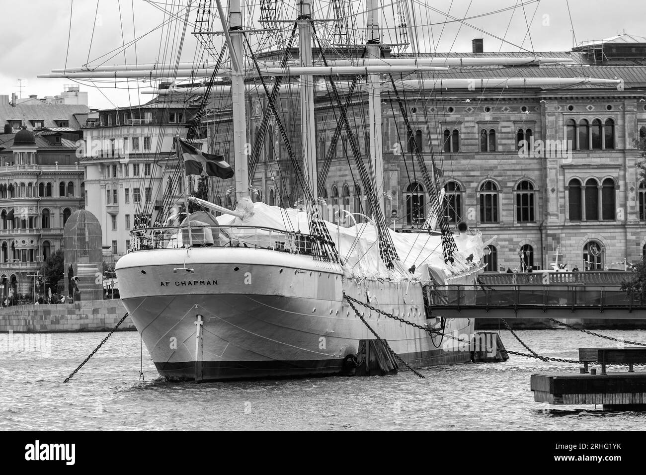 Nave a vela Stoccolma, Stoccolma City, Svezia, Scandinavia Foto Stock