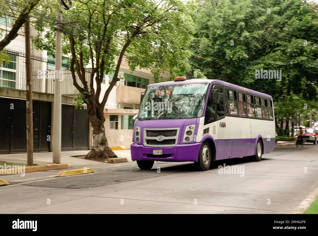 Autobus a Exico City, Messico Foto Stock