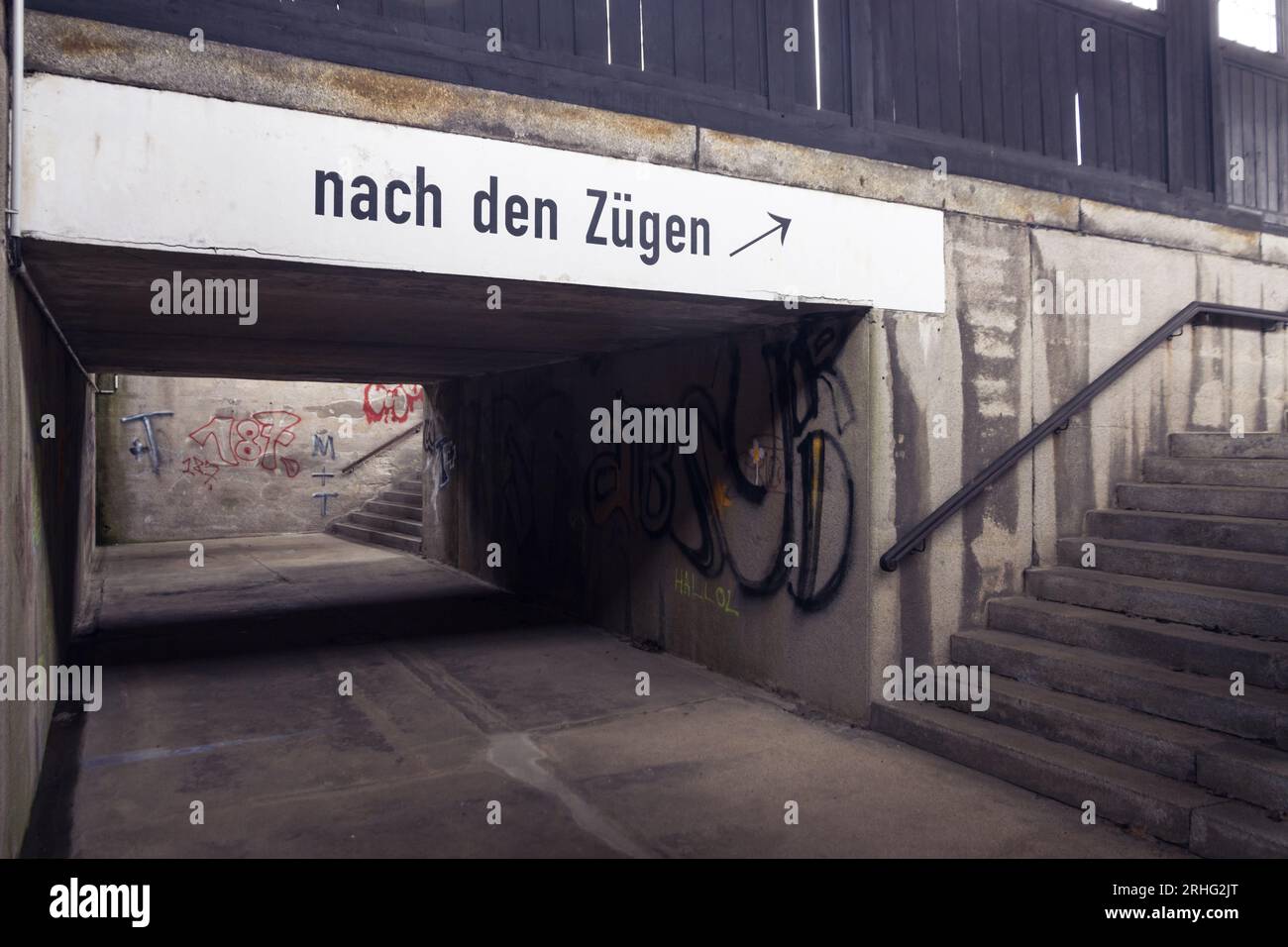 Stazione ferroviaria di Zittau Foto Stock