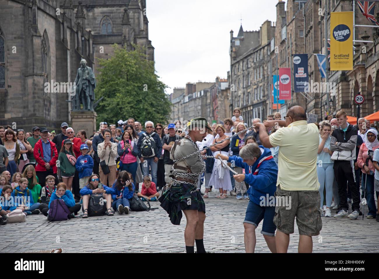 Edinburgh Festival Fringe, Edimburgo, Scozia, Regno Unito, 2023 Foto Stock