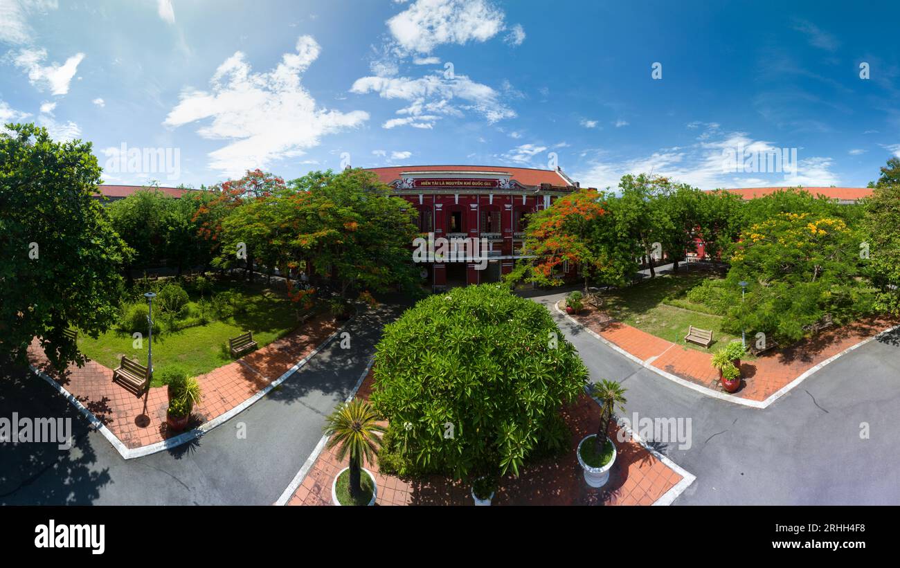 15 giugno 2023: Scena della Hue National School, città di Hue, Vietnam Foto Stock