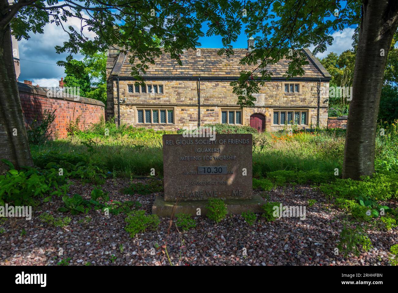 La Quaker Meeting House a St. Helens. Foto Stock