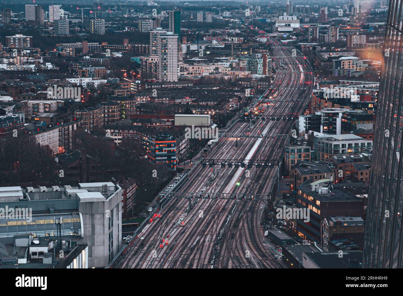 Vista aerea di Londra Foto Stock