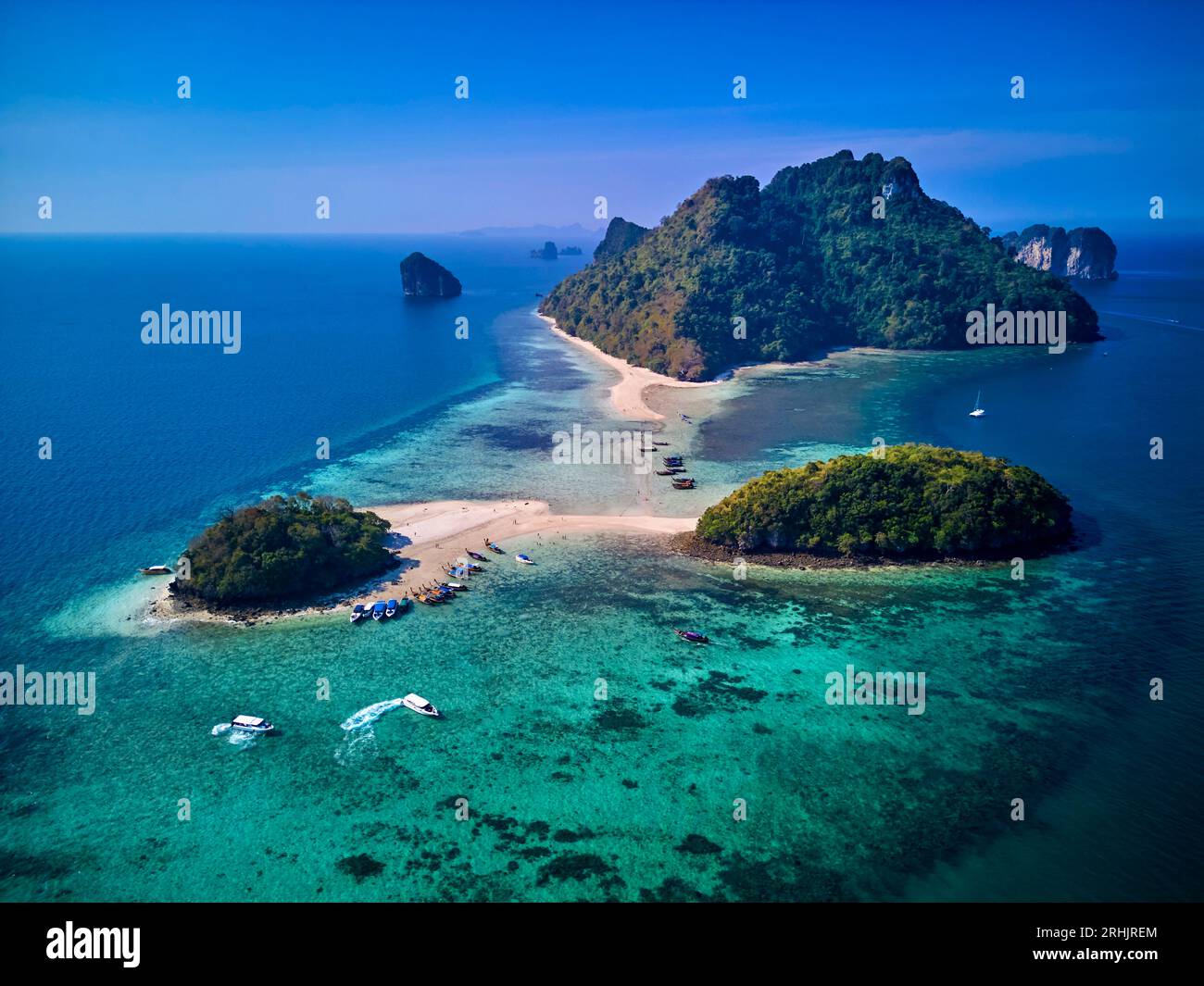 Thailandia, provincia di Krabi, Ko Tub e Chicken Island Foto Stock