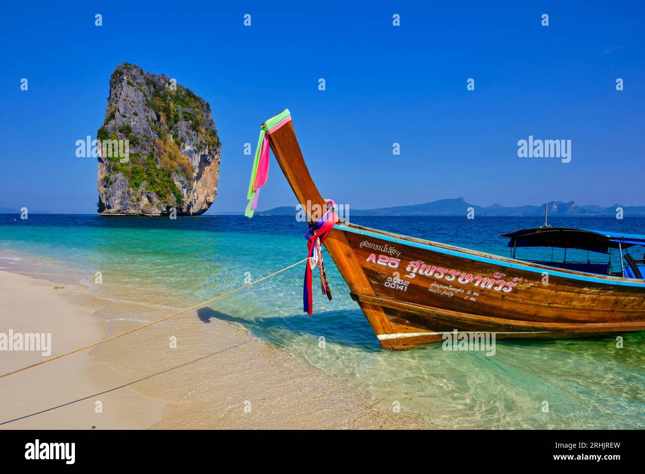 Thailandia, provincia di Krabi, Ko Poda island Foto Stock