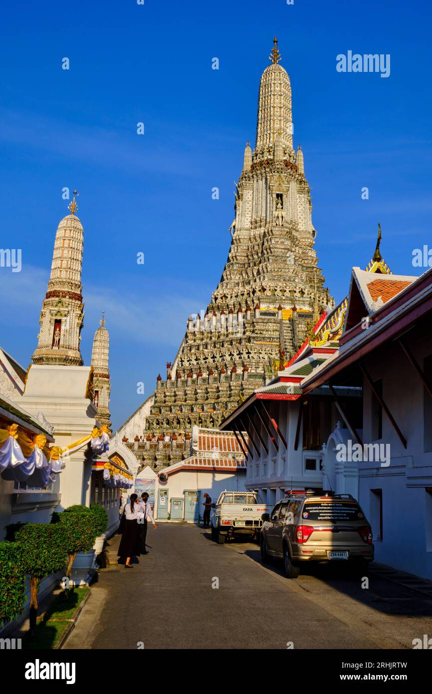 Thailandia, Bangkok, Wat Arun Foto Stock