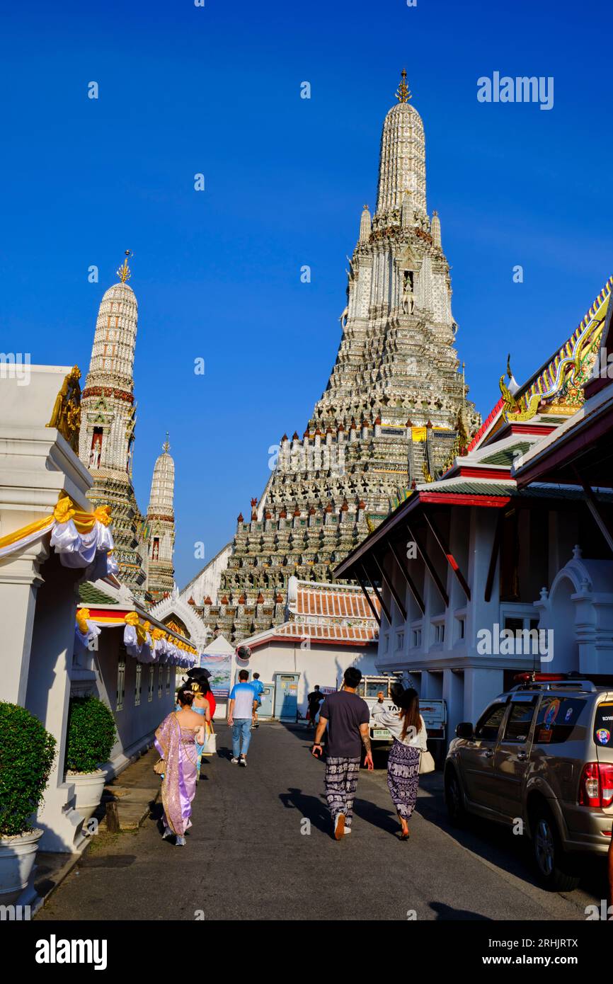 Thailandia, Bangkok, Wat Arun Foto Stock