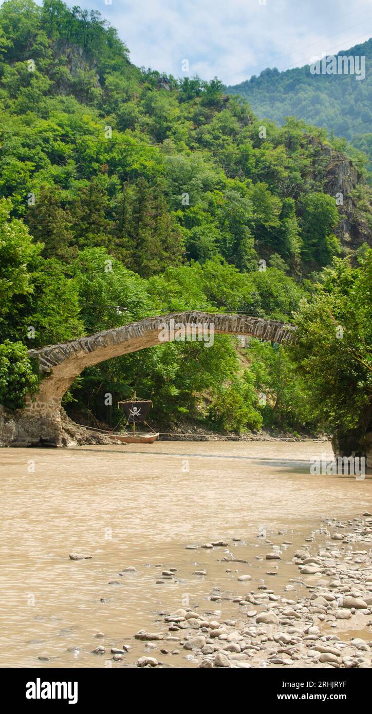 Viaggi, visite turistiche, monumenti georgiani, luoghi turistici, turismo, luoghi storici Foto Stock