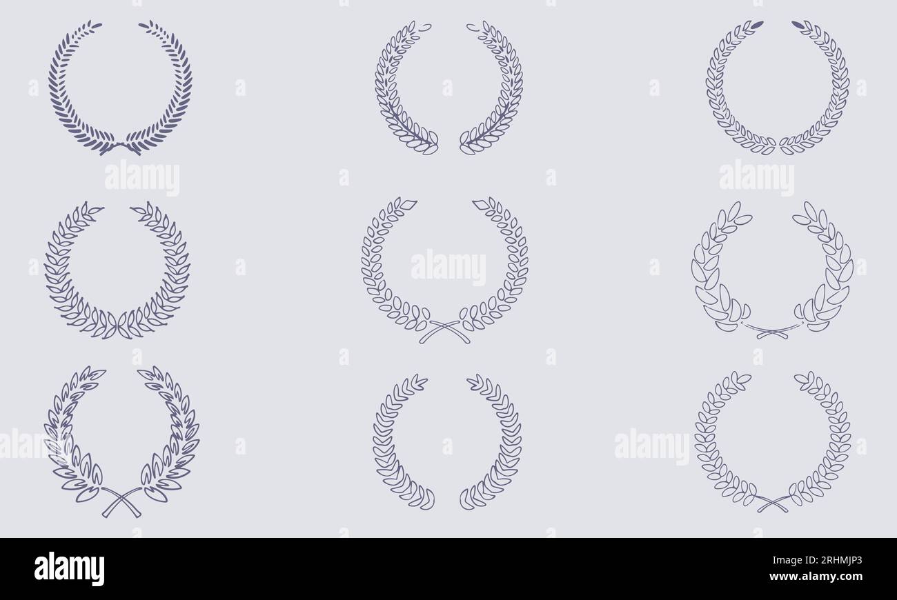 Illustrazione vettoriale in lire bianco e nero disegnata a mano - strumento musicale greco antico Illustrazione Vettoriale