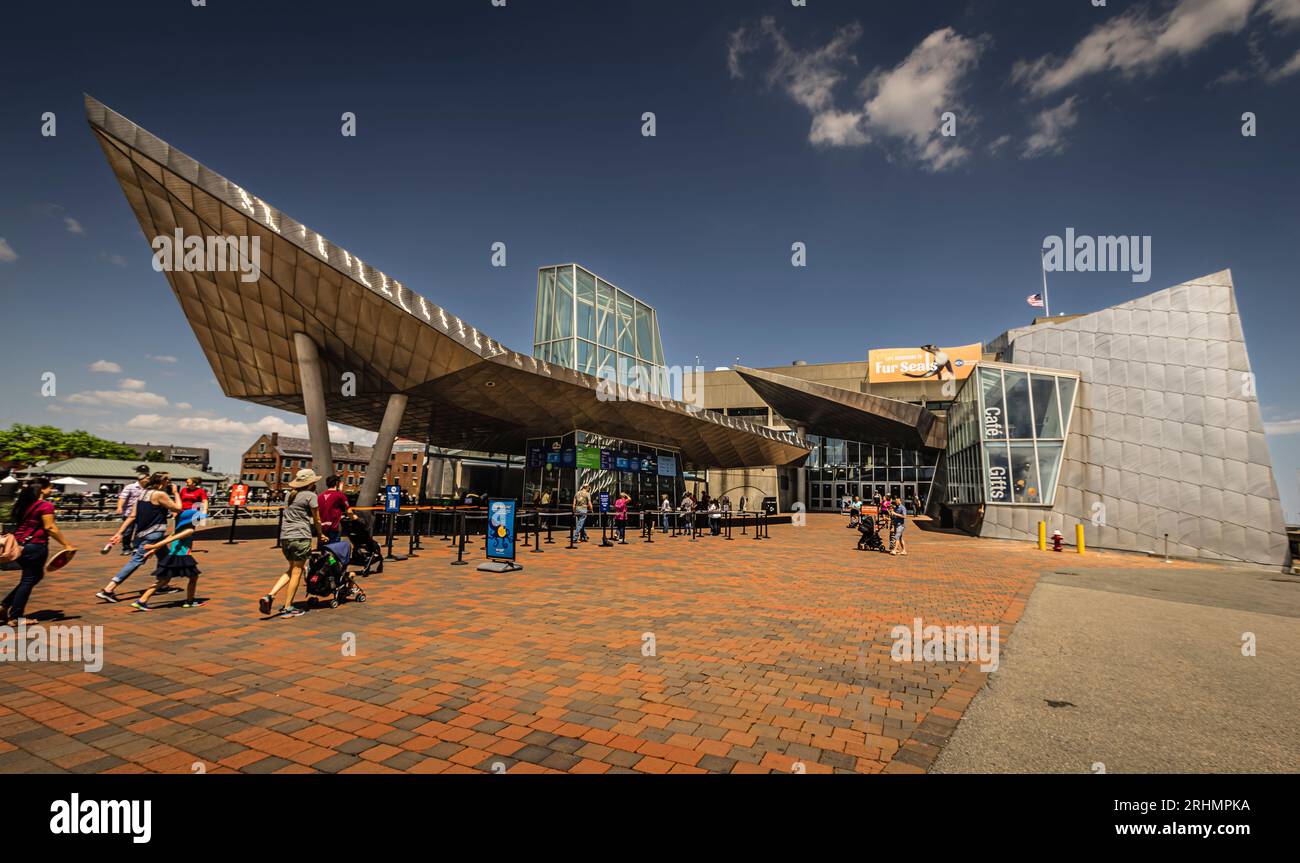 New England Aquarium   Boston, Massachusetts, STATI UNITI D'AMERICA Foto Stock