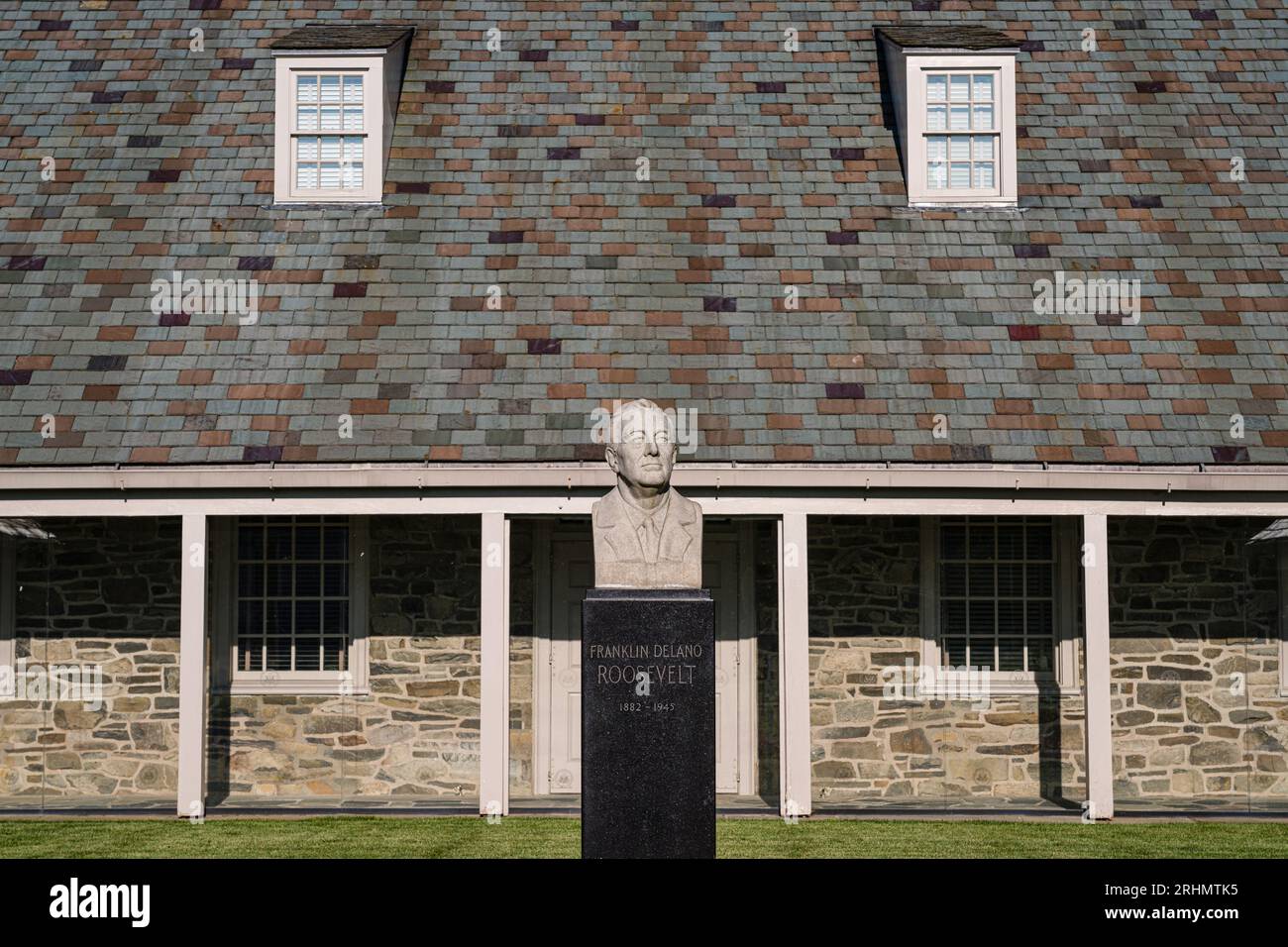 Biblioteca presidenziale e museo Franklin D. Roosevelt sede del sito storico nazionale Franklin D. Roosevelt   Hyde Park, New York, Stati Uniti Foto Stock