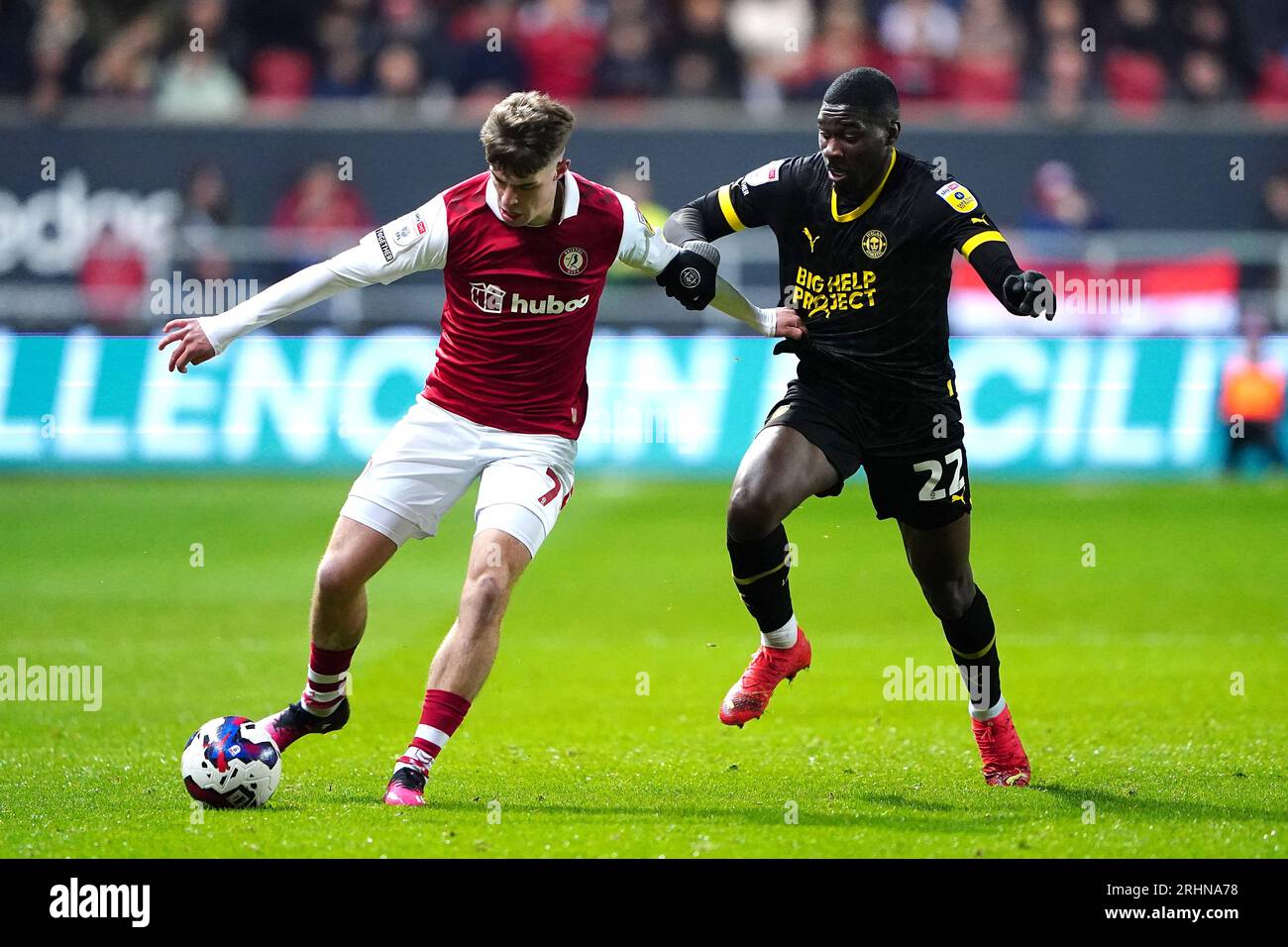 Foto del file datata 15-02-2023 di Christ Tiehi (a destra) che Rotherham ha firmato in un trasferimento da record del club. Data di emissione: Venerdì 18 agosto 2023. Foto Stock