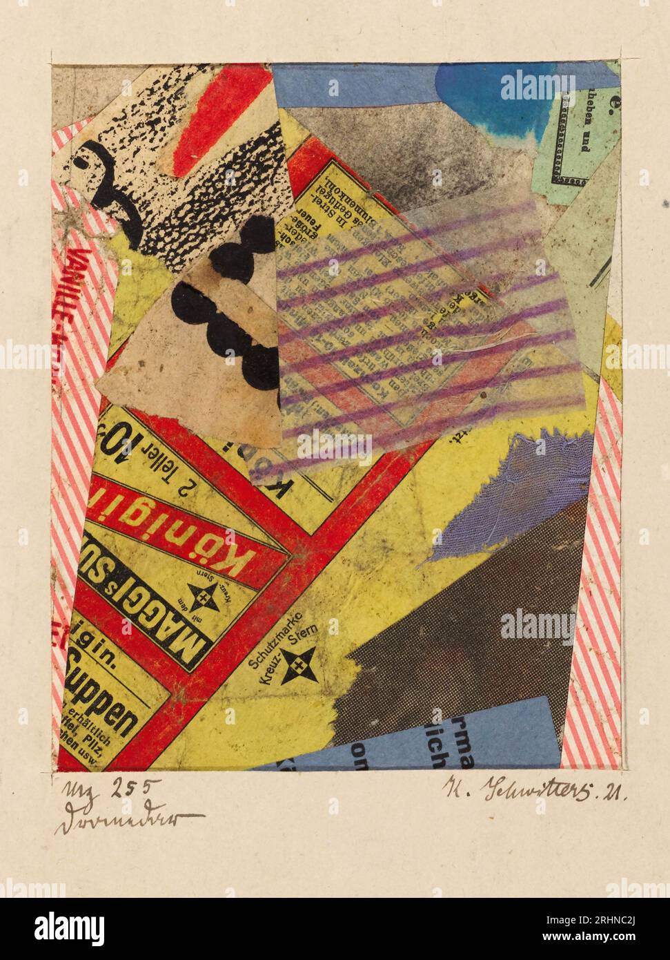 MZ 255 Dromedar. Museo: COLLEZIONE PRIVATA. Autore: KURT SCHWITTERS. Foto Stock